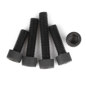 M10 M12 BLACK NYLON PLASTIC ALLEN BOLTS HEX SOCKET CAP SCREWS HEX HEAD NYLON - Picture 1 of 6