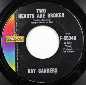 Ray Sanders, Walk Slow - Two Hearts Are Broken, Liberty Records 55348 - Picture 1 of 1