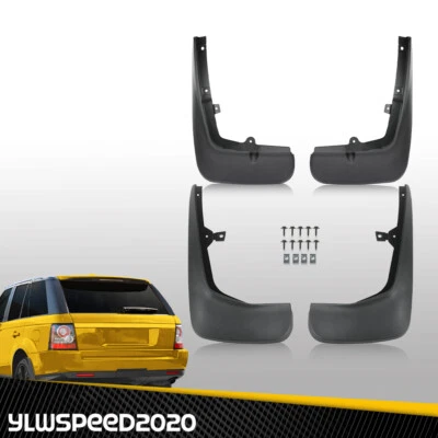 Guardabarros protector contra salpicaduras apto para Land Rover Range Rover Sport L320 2006-13 4 piezas Foto 1 de 4