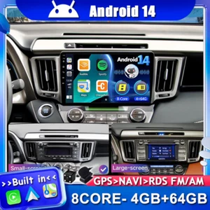 For Toyota RAV4 2013-2018 Car Stereo Car Play Android 14 Navi GPS Head Unit 64GB - Picture 1 of 16