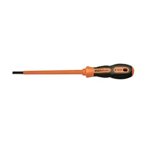 Ega-Master VDE 1000V Electrician Slotted Flat Screwdriver Mastertork, 2.5 - 10mm - Bild 1 von 1