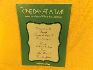 ONE DAY AT A TIME Sheet Music by Wilkin & Kristofferson 1973 - Picture 1 of 3