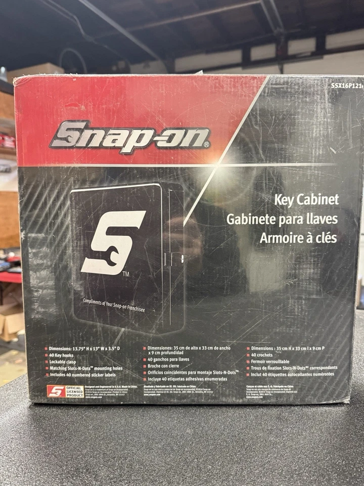 Snap On Tools Steel Locking Key Cabinet New Sealed Snapon SSX16P121 - Image 1 of 4