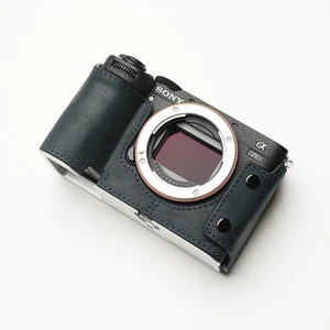 Genuine Real Leather Camera Bag Protect Case Cover Base For Sony A7C2 A7CII A7CR - Picture 1 of 31
