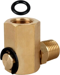50310 Giunto Girevole per Avvolgitubo Aria Avvolgitubo Laterale 1/4'' FPT*1/4'' MPT 90 Gradi Sw - Foto 1 di 12