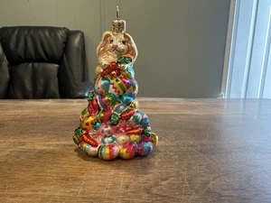 Christopher Radko Glass Egg Scramble Easter Ornament #955 - Picture 1 of 9
