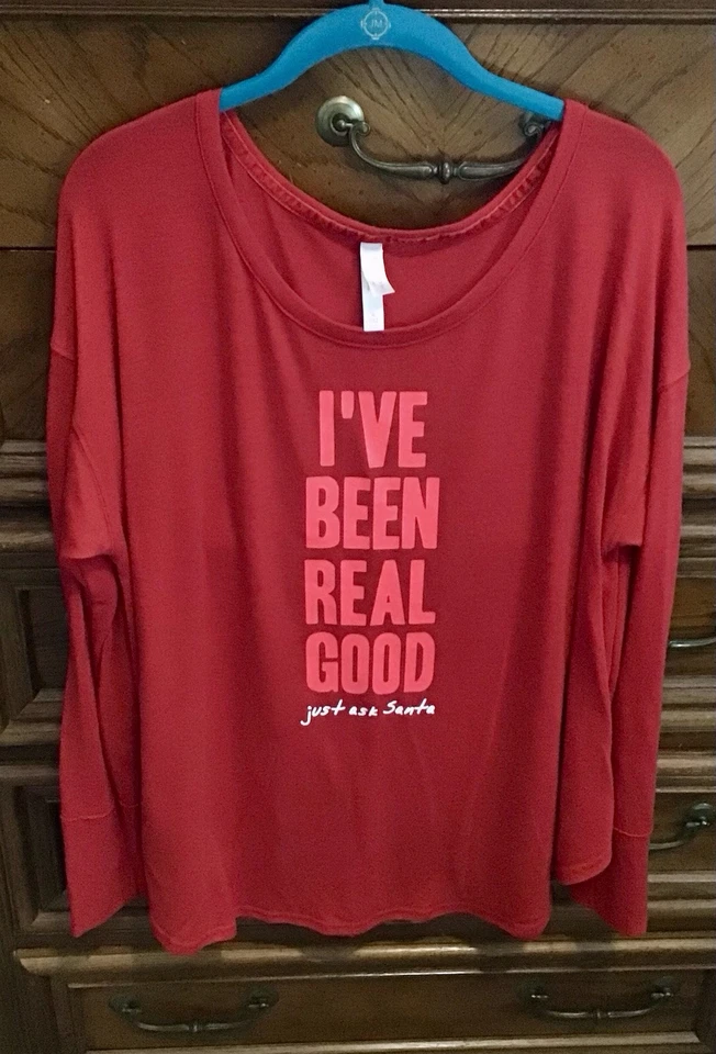 Camisa para dormir Xhilaration L/S Navidad talla XL Foto 1 de 4