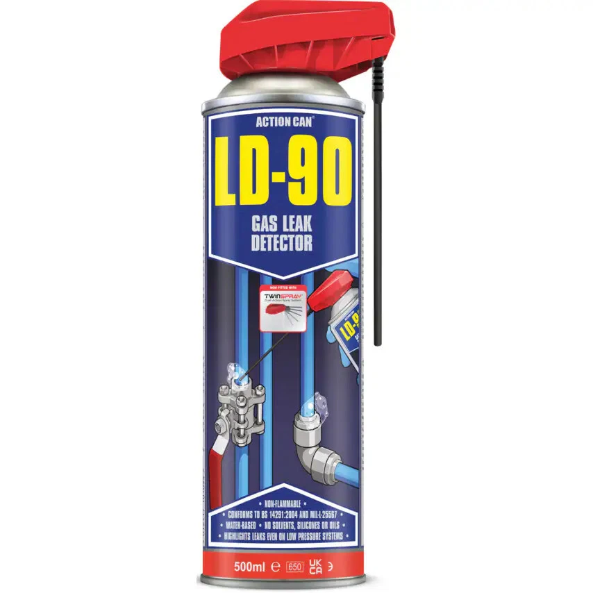 Action Can LD-90 Gas Leak Detector Twin Spray