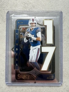Josh Allen Buffalo Bills Panini Select Numbers NFL American Football 2024 - Bild 1 von 2