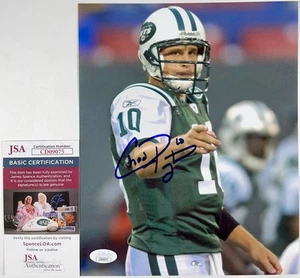 NFL Chad Pennington Firmado New York Jets 8x10 Foto Autógrafo Certificado de Autenticidad JSA - Imagen 1 de 1