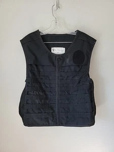 Survival Armor OC/AS Carrier Vest Black Police Adjustable ONE SIZE - Picture 1 of 7