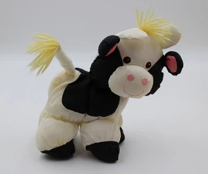 Vintage Fisher Price Puffalump schwarz weiß Kuh 1997 Plüsch - Bild 1 von 7