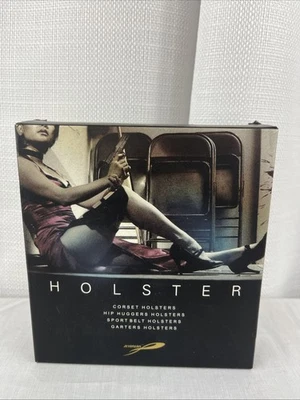 Jesonlin & Jesonlon Women's Thigh Gun Holster Black New In Box XL 45”-50” Right - Image 1 of 4