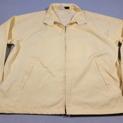 Chaqueta Hombre Vintage Años 70 Grande Amarilla Ligera Dañada Ver Descripción Foto 1 de 4