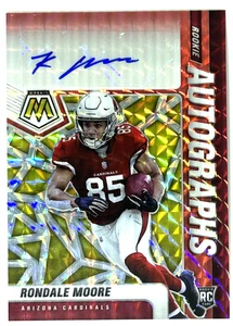 2021 Panini Mosaic Prizm - Rookie Autografi Rondale Moore #RA-17 (AU, RC) - Foto 1 di 2
