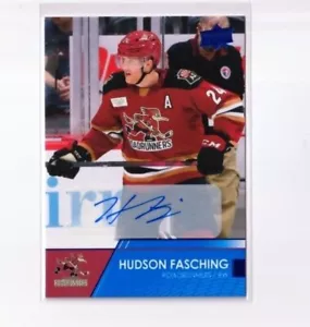 HUDSON FASCHING '21/22 2021/22 Upper Deck AHL AUTOGRAPH insert card #100 - Picture 1 of 1