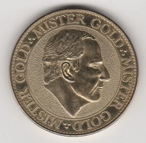 2011 COIN TOKEN JETON MEDAILLE SOUVENIR A-B -- 75 009 N°9 MISTER GOLD - Picture 1 of 2