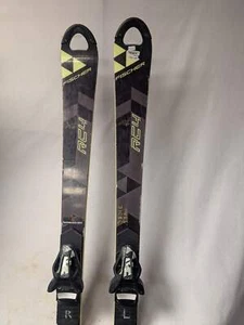 Fischer RC4 SL Skis w/Fischer Bindings Size 150 Cm Color Black Condition Used - Picture 1 of 11