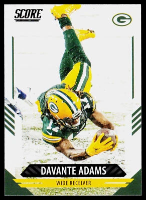 Davante Adams, 2021 Score, #140, Green Bay Packers, - Image 1 of 2