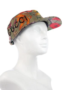 Authentic RARE Gucci Flora Snake ‘LOVED’ Baseball Cap Hat Medium 58 cm Unisex - Picture 1 of 15