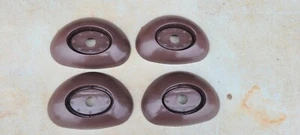4 Stück Bein Endkappen Fundamente für Coleman Power Steel 18 Fuß x 48 Zoll rund oberirdisch Pool - Bild 1 von 3