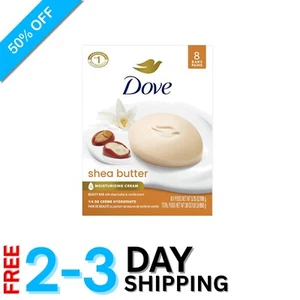 8-Count Shea Butter & Vanilla Beauty Bar Soap - Moisturize & Nourish Skin - Picture 1 of 13