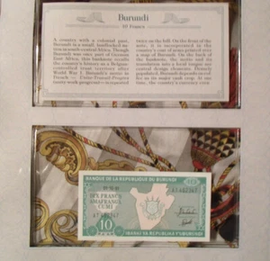*Most Treasured Banknotes Burundi 1991 10 Francs P-33b UNC - Bild 1 von 3