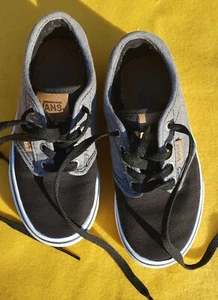 Vans Off The Wall Größe 13 Unisex schwarz und grau  - Bild 1 von 6