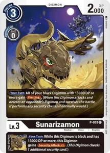 Digimon Great Legend Power Up Pack Sunarizamon Non-Foil P-033 LP Lightly Played - Bild 1 von 1