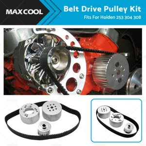 Aluminum Pulley Kits Gilmer Drive Kit Suitable for Holden 253 304 308 - Picture 1 of 6