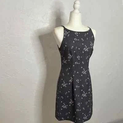 Vestido vintage años 90 Y2K Frágil por XOXO Gris Floral Funda Pequeña Foto 1 de 4