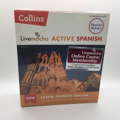 Collins Livemocha Active Spanish (Spanish Edition) Learning Course Book New - Image 1 of 4