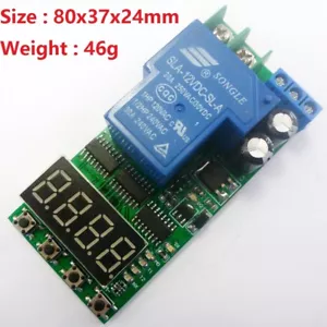 DC 12V 30A High Power Multifunction Cycle Timer Delay Relay PLC Module 0.1s-270h - Picture 1 of 10