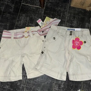 New Girls Short Zana Di Mudd Shorts Gap So Brown Tunic Shirt Size 7 Lot - Picture 1 of 2