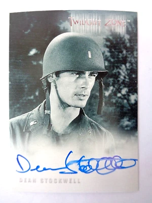The Twilight Zone Dean Stockwell as Lt Katell Rittenhouse Autograph Card Signed - Image 1 of 3
