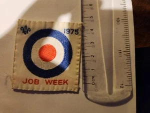 Cloth Patch Scout Job Week 1975 as per picture - Picture 1 of 1