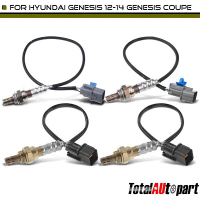 4x Sensor de oxígeno O2 para Hyundai Genesis 2012-2014 Genesis cupé aguas arriba y aguas abajo Foto 1 de 4