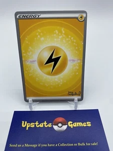 Pokemon 2022 Campeonato Mundial ADP MACK Lightning Energy - Casi Nuevo (CASI) - Imagen 1 de 2