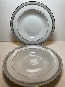 Mikasa PLATINUM CROWN Soup Bowls Set of 2 L3428 Bowl “NEW” - Picture 1 of 5