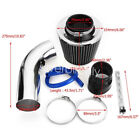 Universal Car Cold Air Intake Filter Induction Kit Pipe Power Flow Hose System
