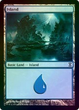 Island 289 - Foil Light Played MTG Time Spiral Magic 2B3