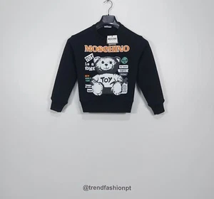 Moschino Kid teddy bear print sweatshirt - black 8YO - Picture 1 of 6