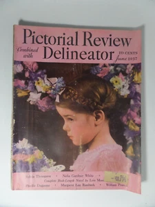 Pictoral review / Delineator magazine June 1937 10 cents lots of neat old ads - Picture 1 of 1