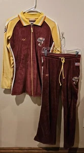 VTG FUBU Harlem Globetrotters Twiggy Velour Track Jacket & Pants Set Size S - Picture 1 of 21