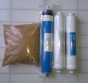 L4 compact 4 Stage Reverse Osmosis RO/DI Complete Filter set 50/100/150GPD - Picture 1 of 4