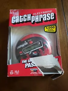 Electronic Catch Phrase Hasbro Red & Black Game CIB Tested Working Well Dmg BOX - Picture 1 of 7