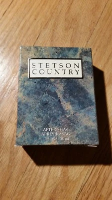 "Caja vacía y botella"-- para después del afeitado Apres-Rasaje STETSON COUNTRY tamaño 1 FL OZ Foto 1 de 4