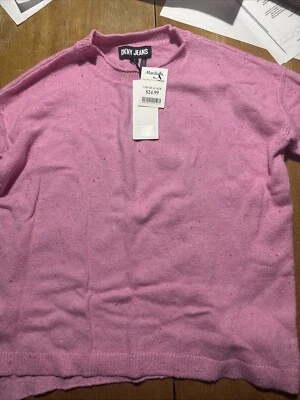 Suéter Dkny Rosa Talla S Nuevo Foto 1 de 3