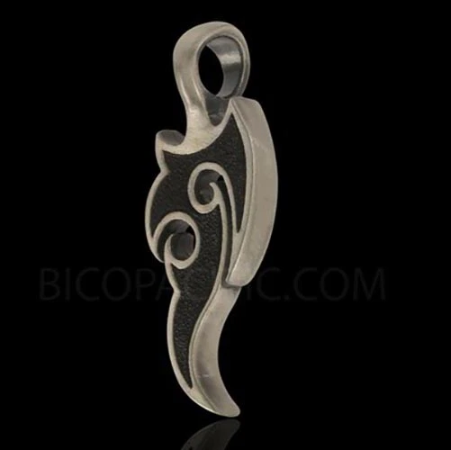 Joyería BICO Australia - Colgante de cuero y estaño ENAPAY - EL05 negro Foto 1 de 1