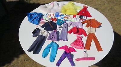 Vintage Barbie Ken Doll Clothes And Accessories Shoes Hangers Dresses Tops Sindy • 1.20£